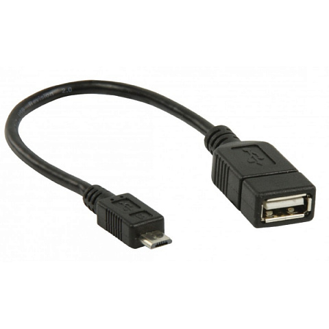 Переходник USB SB-1013 (штекер microUSB-гнездо USB) 10см