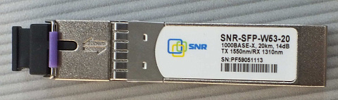 SFP модуль SNR-SFP-W53-20 2шт