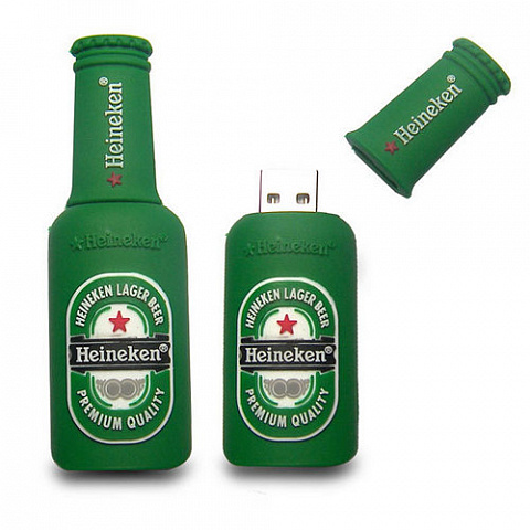 8Gb Flash носитель UD-732 Бутылка Heineken