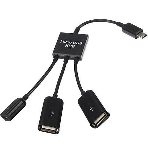 Micro USB OTG концентратор (HUB) HB-104